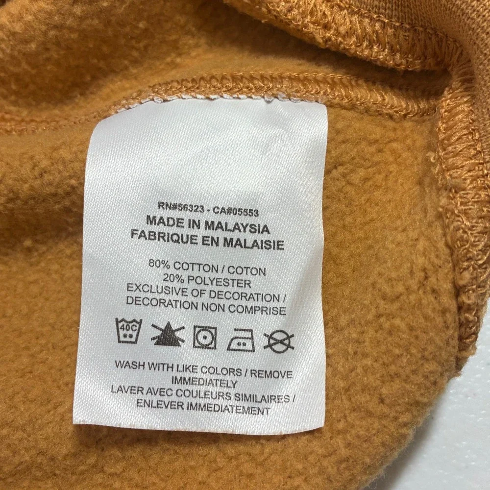 Nike Mens Club Fleece Crewneck Sweatshirt Brown Tan BV2662-224 Size L